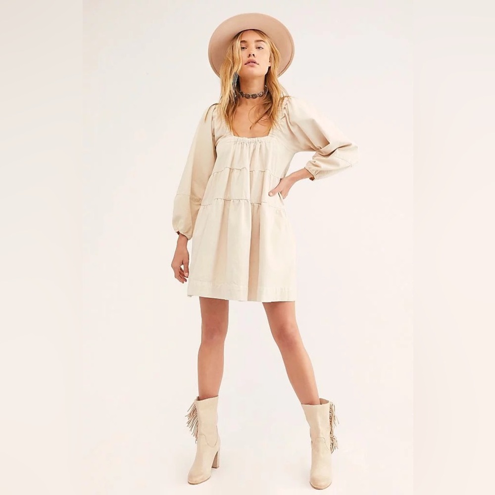 Free People Lou Jean Babydoll Dress